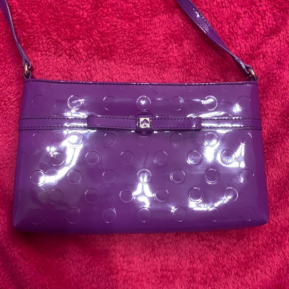 Purple Kate spade crossbody purse/bag